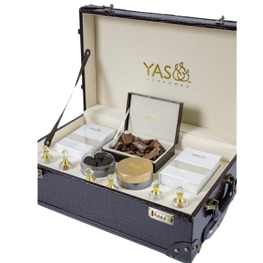 YAS LUXURY TRAVEL BAG DARK BROWN